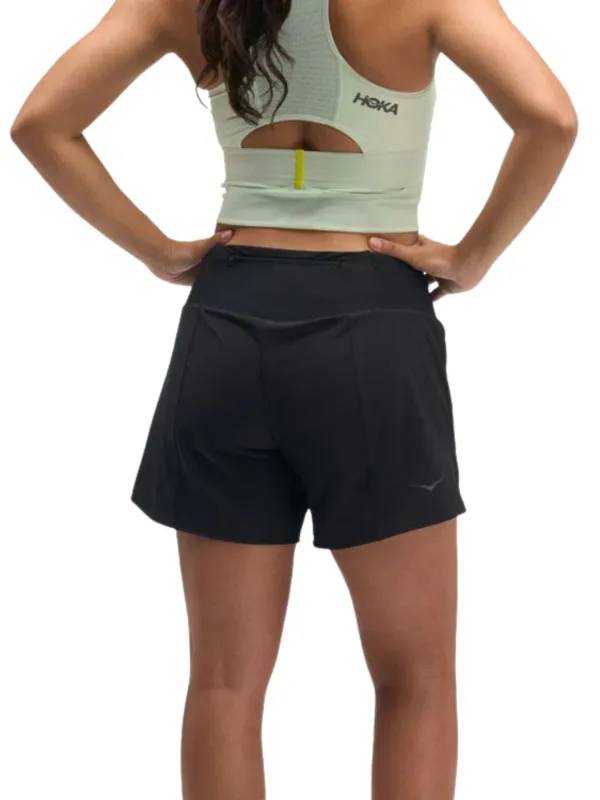 Spodenki damskie HOKA Glide Short 5'' 2in1 black