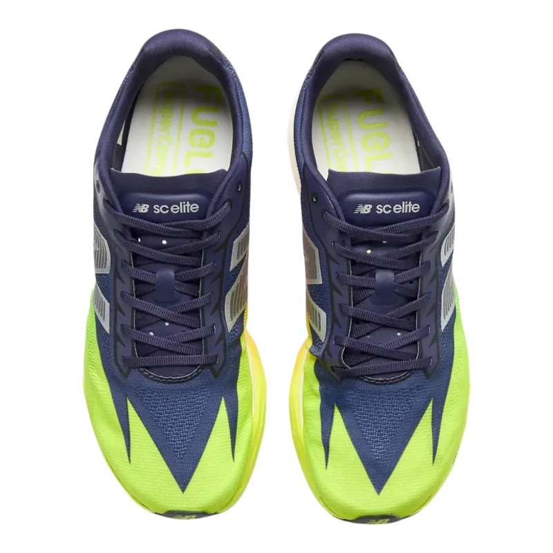 Buty biegowe męskie New Balance FuelCell SC Elite V5 navy blue