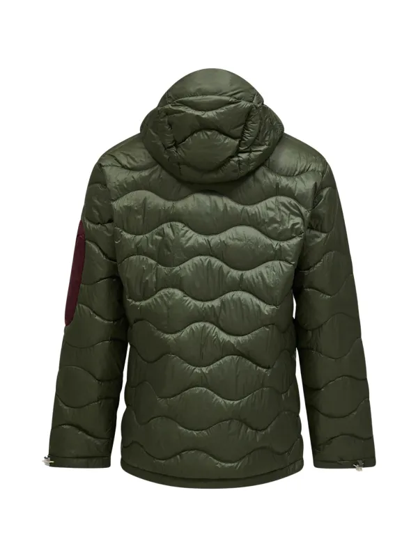 Kurtka puchowa męska Peak Performance Helium Utility Down Hood Jacket pine needle/mosswood