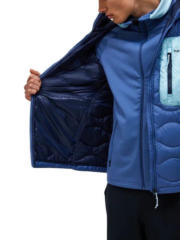 Kurtka puchowa męska Peak Performance Helium Utility Down Hood Jacket summit sky/snowmelt