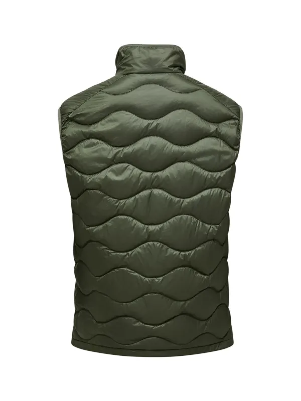 Kamizelka Peak Performance puchowa męska Helium Utility Down Vest Pine needle/frosted fern