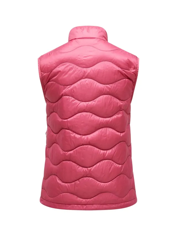 Kamizelka puchowa damska Peak Performance Helium Utility Down Vest mountain blush/porto