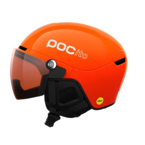 Kask narciarski POCito Obex Visor orange partly sunny/light orange