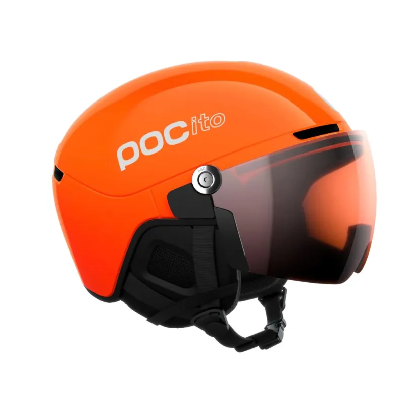 Kask narciarski POCito Obex Visor orange partly sunny/light orange
