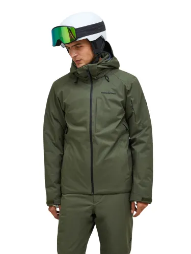 Kurtka narciarska męska Peak Performance Maroon HIPE® 2L Insulated Shell pine needle