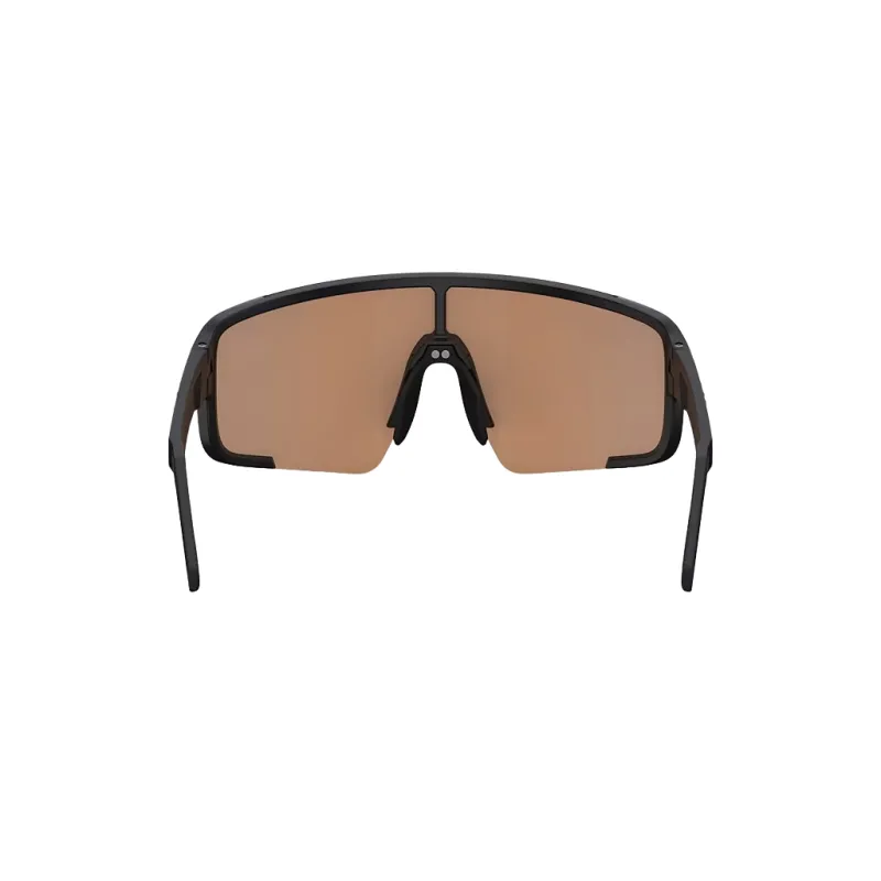 Okulary przeciwsłoneczne Bliz P003 matte black/coral/orange mirror blue