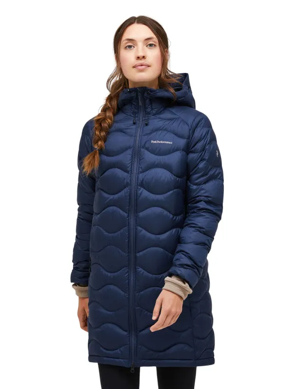 Parka damska Peak Performance Helium Down blue shadow