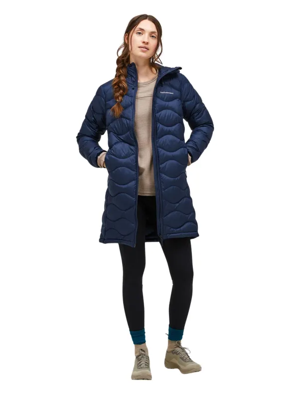 Parka damska Peak Performance Helium Down blue shadow