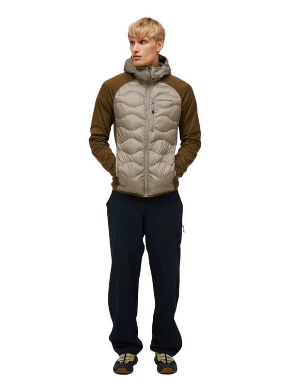 Kurtka puchowa męska Peak Performance Helium Hybrid Down Hood avid beige