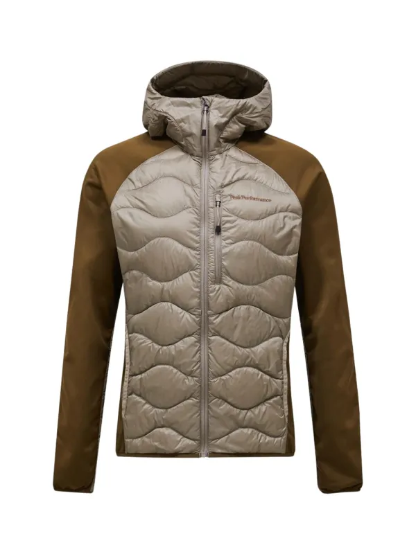 Kurtka puchowa męska Peak Performance Helium Hybrid Down Hood avid beige