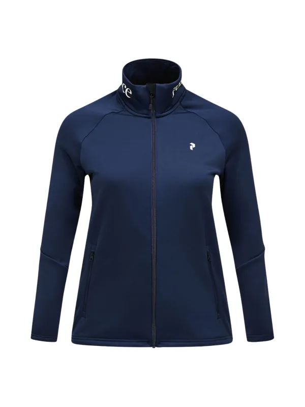 Bluza damska Peak Performance Rider Essentials Midlayer Zip blue shadow