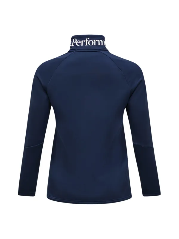 Bluza damska Peak Performance Rider Essentials Midlayer Zip blue shadow
