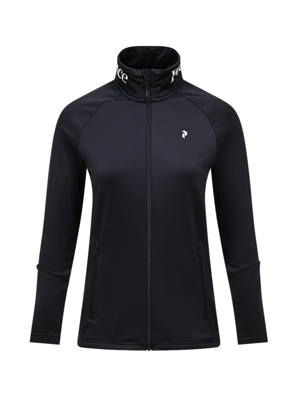 Bluza damska Peak Performance Rider Essentials Midlayer Zip black