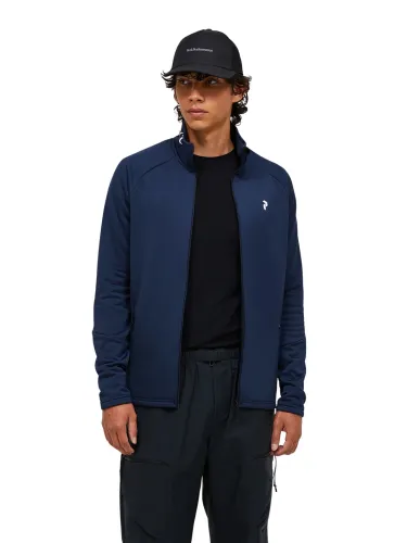 Bluza męska Peak Performance Rider Essentials Midlayer Zip blue shadow