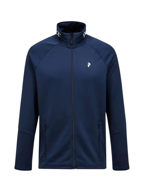 Bluza męska Peak Performance Rider Essentials Midlayer Zip blue shadow