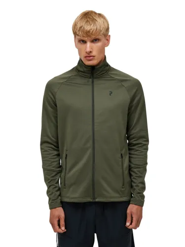 Bluza męska Peak Performance Rider Essentials Midlayer Zip pine needle