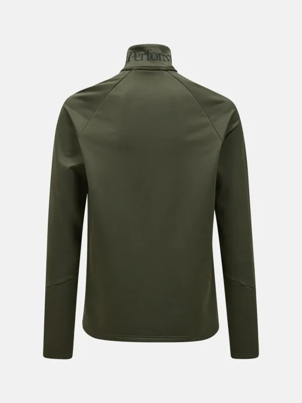 Bluza męska Peak Performance Rider Essentials Midlayer Zip pine needle