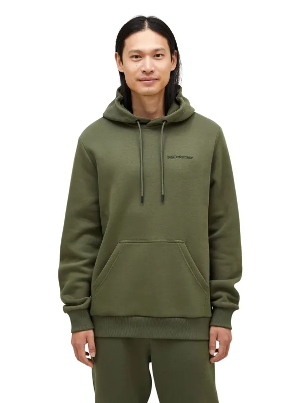 Bluza męska Peak Performance Original Small Logo Hood pine needle