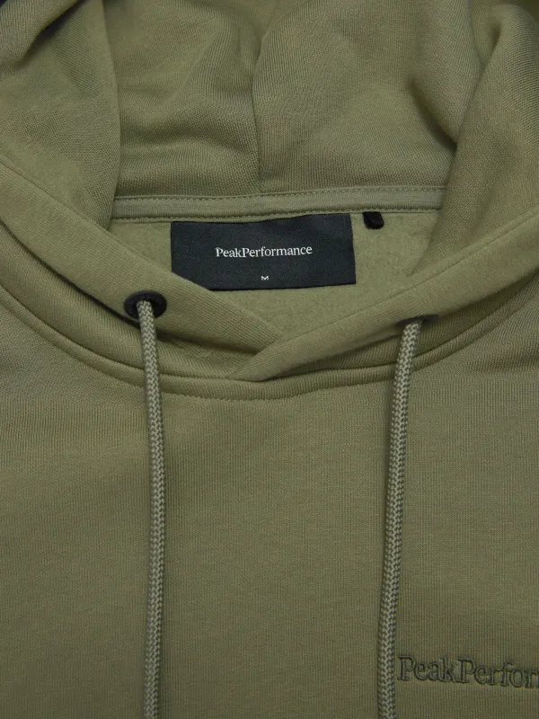 Bluza męska Peak Performance Original Small Logo Hood pine needle
