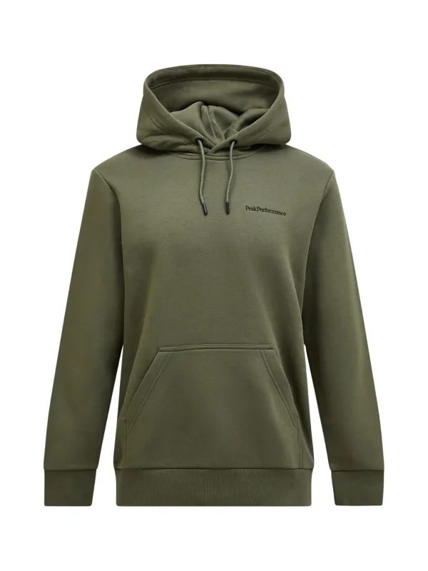 Bluza męska Peak Performance Original Small Logo Hood pine needle
