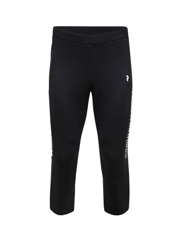 Spodnie męskie Peak Performance Rider Essentials 3/4 Midlayer black