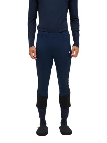 Spodnie męskie Peak Performance Rider Essentials 3/4 Midlayer blue shadow