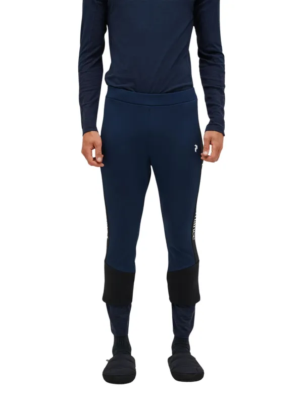 Spodnie męskie Peak Performance Rider Essentials 3/4 Midlayer blue shadow