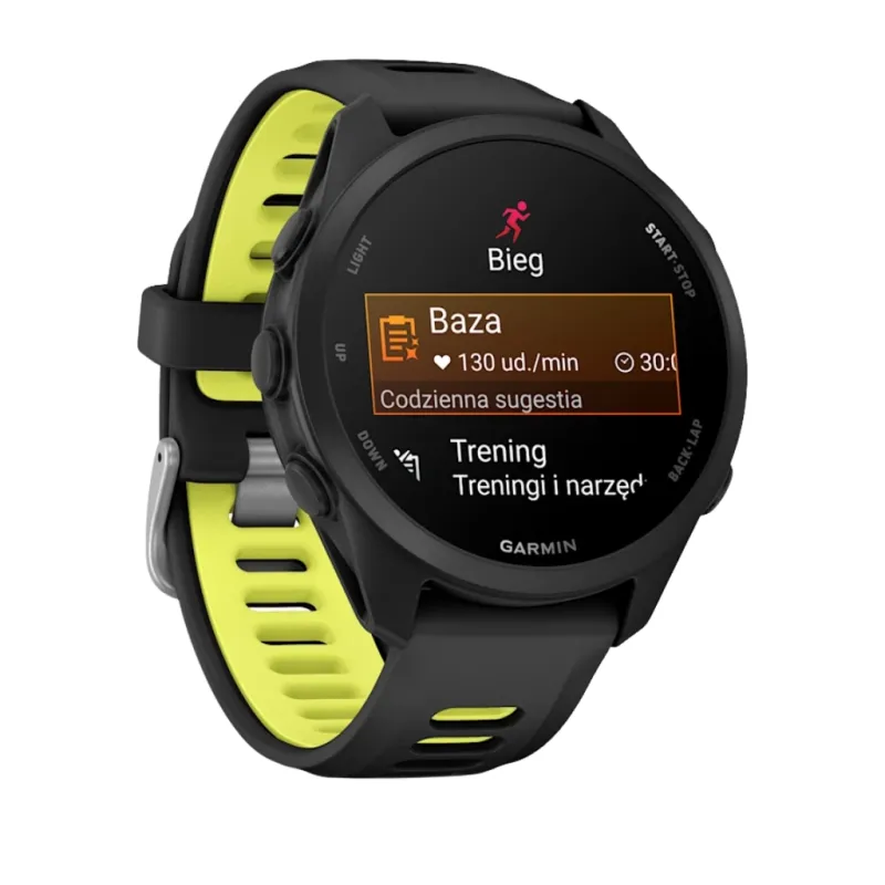 Zegarek Garmin Forerunner® 170 Music black/yellow