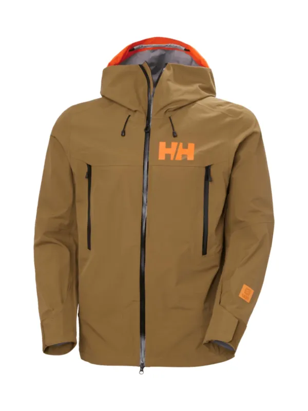 Kurtka narciarska męska Helly Hansen Sogn Shell 2.0 sepia