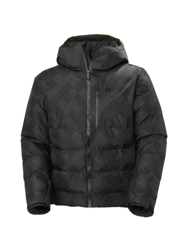 Kurtka narciarska męska Helly Hansen Kvitfjell Race Puffy Black Grey