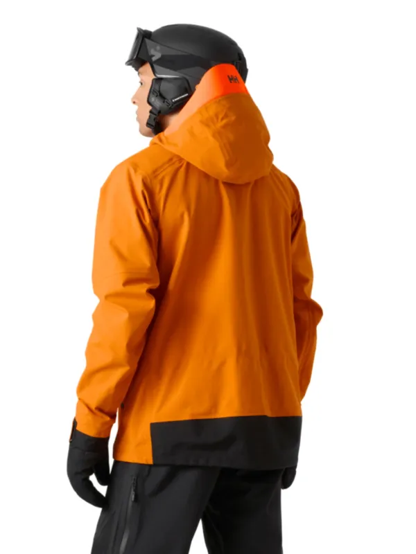 Kurtka narciarska męska Helly Hansen Sogn Patrol Shell ignite orange