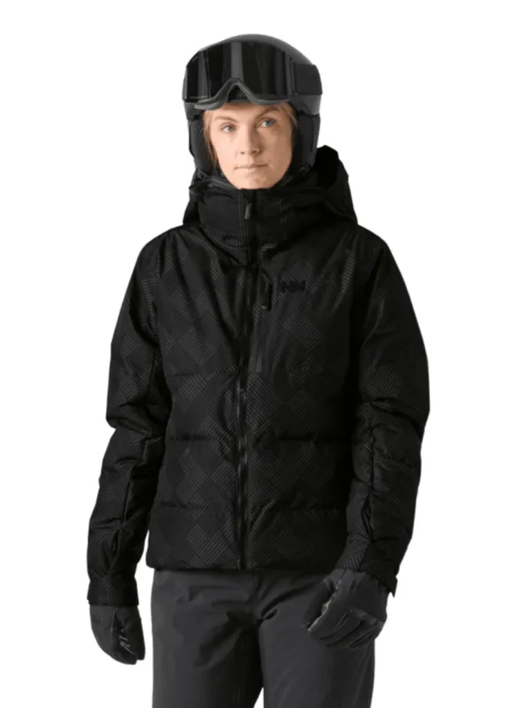 Kurtka narciarska damska Helly Hansen Kvitfjell Race Puffy black plaid