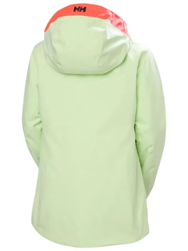 Kurtka narciarska damska Helly Hansen Powderqueen 3.0 washed lime