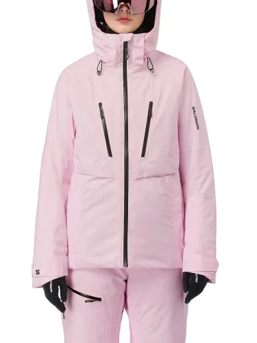 Kurtka narciarska damska Salomon Brilliant 2.0 Jacket icy pink