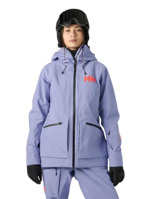Kurtka narciarska damska Helly Hansen Powderqueen 3.0 bright lavender