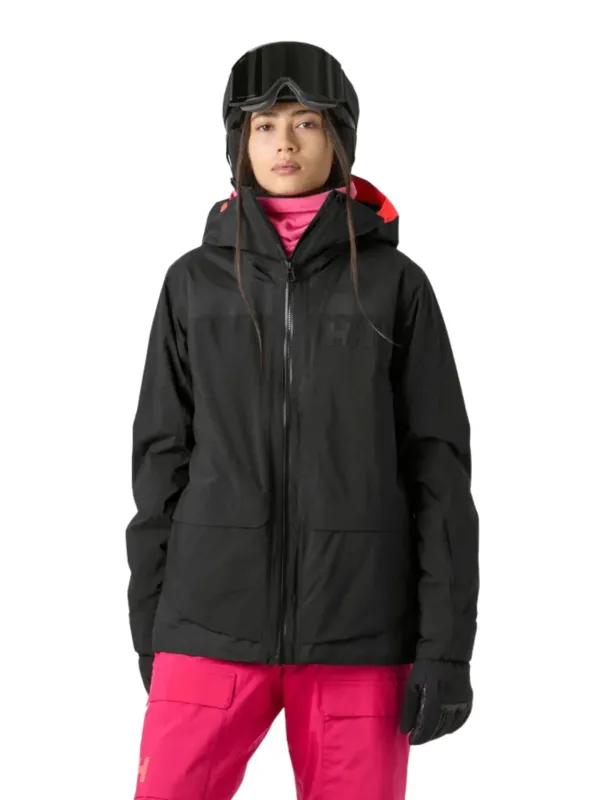 Kurtka narciarska damska Helly Hansen Powchaser 3.0 black