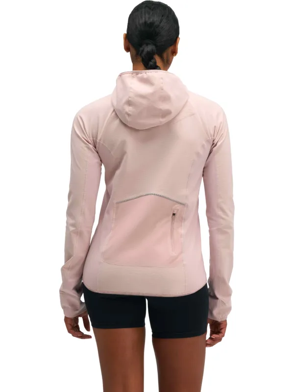 Kurtka damska HOKA SkyGlow Half-Zip pink opal