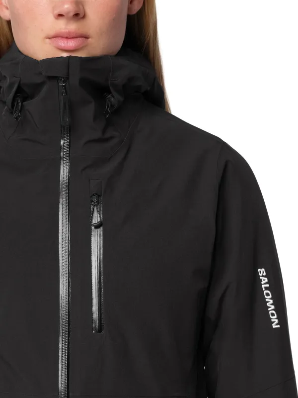 Kurtka narciarska damska Salomon Highland Jacket deep black