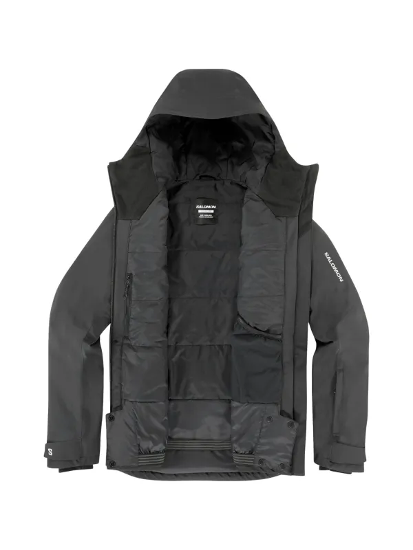 Kurtka narciarska damska Salomon Highland Jacket deep black