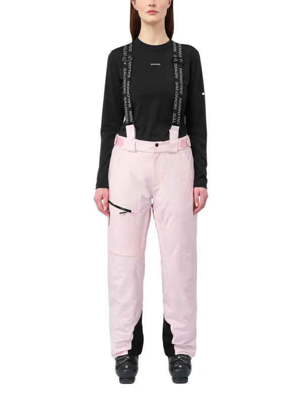 Spodnie narciarskie damskie Salomon Brilliant Pant icy pink