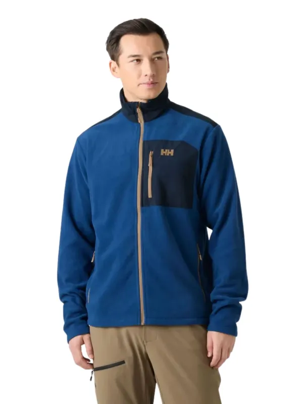 Kurtka męska Helly Hansen Daybreaker Block Microfleece dark blue