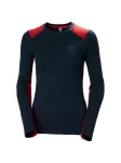 Koszulka termoaktywna damska Helly Hansen Lifa Merino Midweight Crew navy