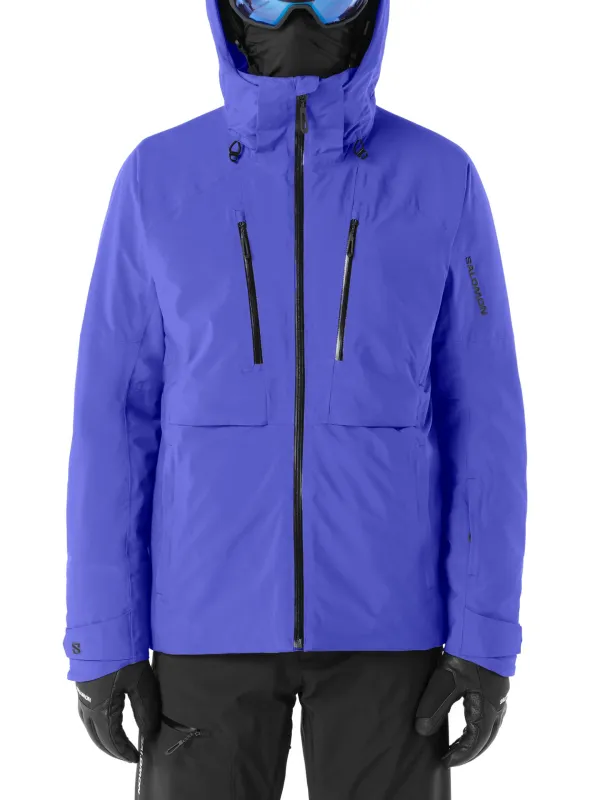 Kurtka narciarska męska Salomon Brilliant 2.0 Jacket clematis blue