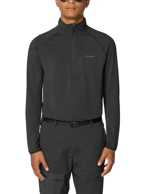 Polar męski Salomon Essential Lightwarm HZ deep black