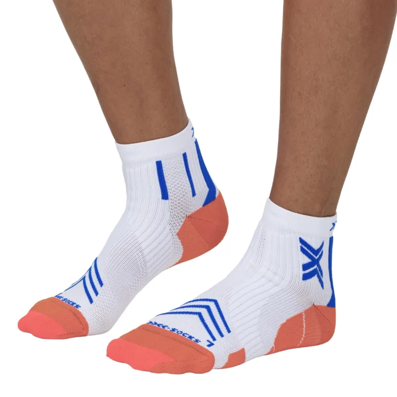 Skarpety X-Socks Run Expert Ankle white/orange/twyce blue