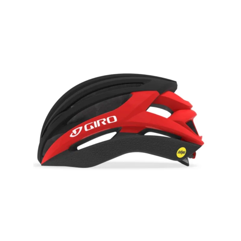 Kask rowerowy szosowy GIRO Syntax Mips matte black/bright red