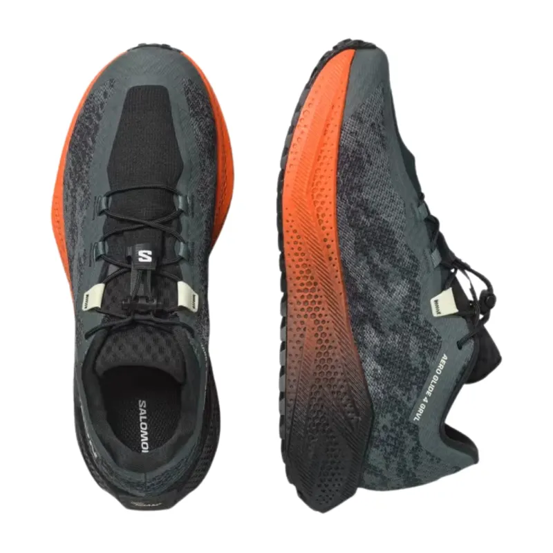 Buty biegowe męskie Salomon Aero Glide 4 GRVL urban chic/black/lime cream
