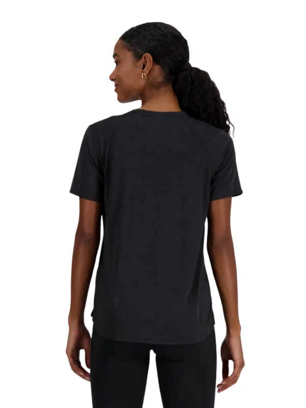 Koszulka damska New Balance RC Essential T-Shirt caviar heather