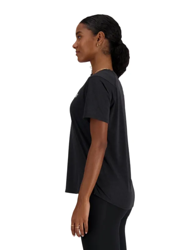 Koszulka damska New Balance RC Essential T-Shirt caviar heather