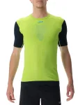 Koszulka męska UYN PB42 OW Shirt Short SL sulphur spring/black
